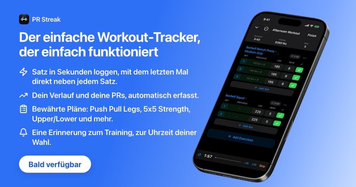 Beste Workout-Planner-App fürs iPhone (2026)