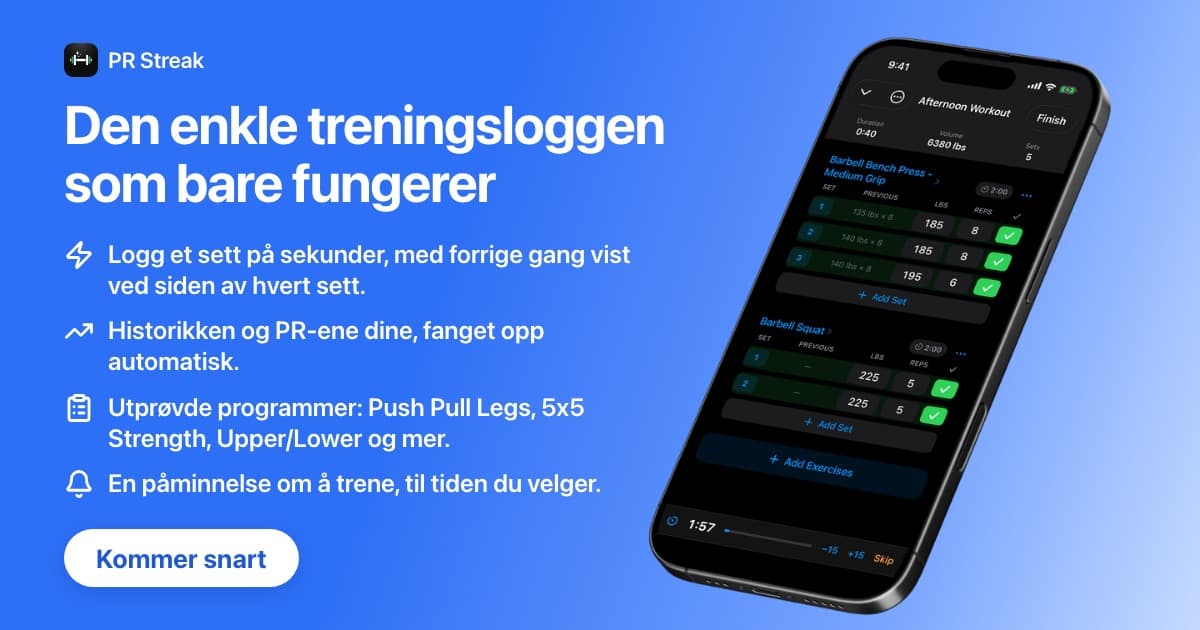 Beste workout planner-app for iPhone (2026)
