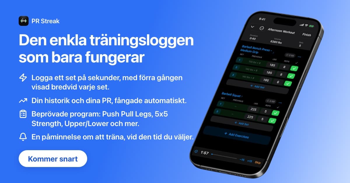 Bästa workout planner-apparna till iPhone (2026)