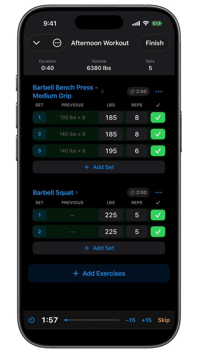 PR Streak - einfache Workout-Tracker & Log App fürs iPhone