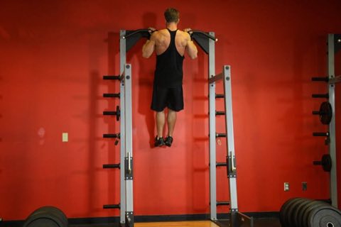 Finishing position of the Chin-Up