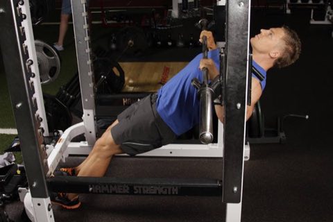 Finishing position of the Inverted Row