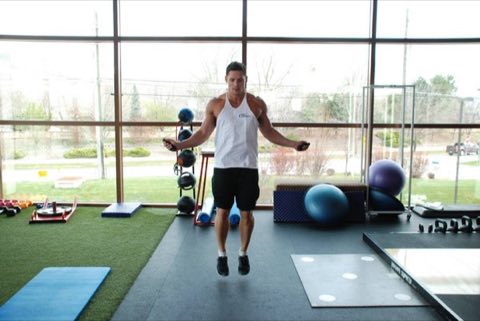 Finishing position of the Jump Rope