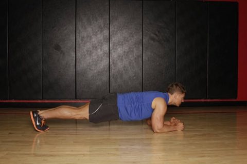 Finishing position of the Plank