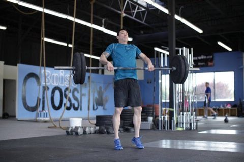 Finishing position of the Power Clean