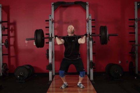 Finishing position of the Push Press