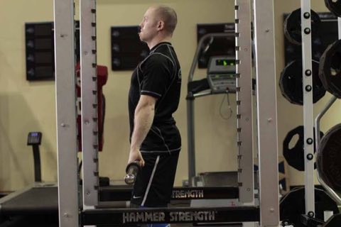 Finishing position of the Rack Pull