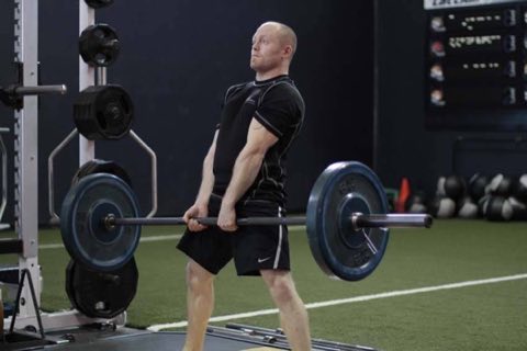 Finishing position of the Sumo Deadlift